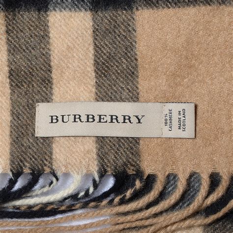 examples of genuine burberry scarf tags|authentic burberry cashmere scarf.